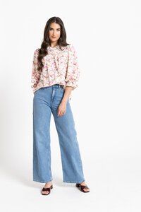 Seeking Lola Spring Watercolour Celia Blouse