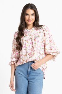 Seeking Lola Spring Watercolour Celia Blouse