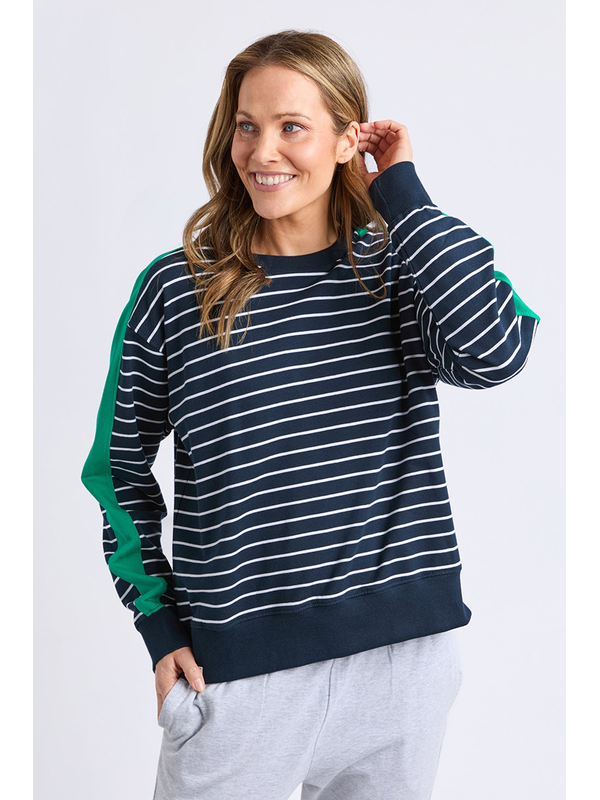 Elm Sloane Stripe Crew