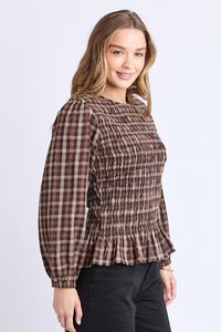 Foxwood Coco Check Top