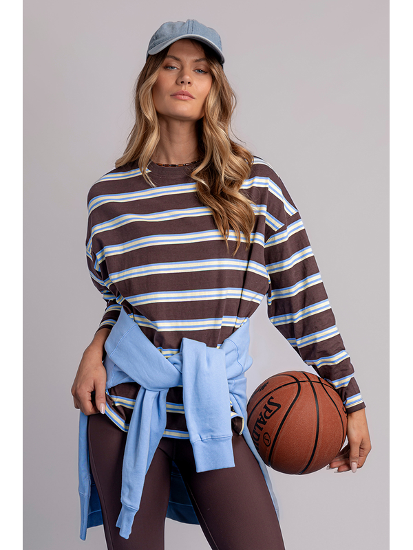Foxwood Harper Stripe LS Tee