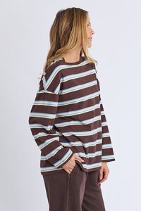 Foxwood Harper Stripe LS Tee