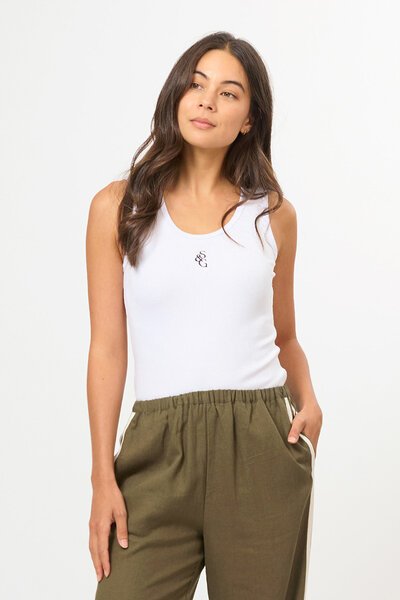 Stella + Gemma Core Logo Tank-vassalli-barrel-jean-Hello Cyril.