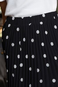Amaya Nicola Maxi Skirt Spot Black