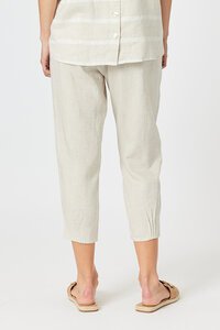 Gordon Smith Sarah Jersey Waist Linen Pant 