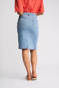Vassalli Poppy Denim Skirt - Meadow Denim