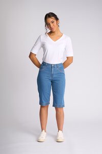 Vassalli Custom Contrast Stitch Short - Light Denim