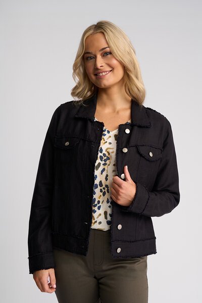 Vassalli Aura Frayed Seams Jacket-shop-by-style-Hello Cyril.
