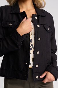 Vassalli Aura Frayed Seams Jacket