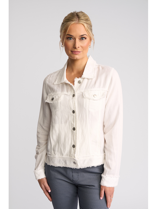 Vassalli Aura Frayed Seams Jacket