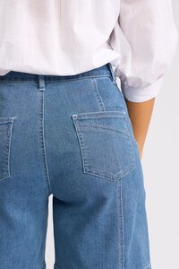 Vassalli Raven Double Pocket Denim Short - Blue Hue
