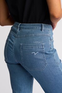 Vassalli Villa Straight Ankle Grazer Jean - Blue Hue