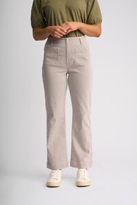 Vassalli Daily Stripe Straight Ankle Grazer Jean