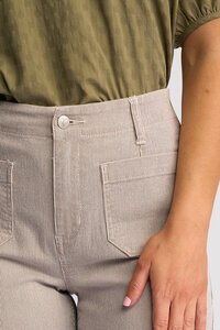 Vassalli Daily Stripe Straight Ankle Grazer Jean