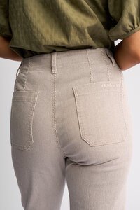 Vassalli Daily Stripe Straight Ankle Grazer Jean