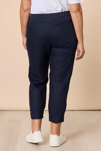 Gordon Smith Sarah Jersey Waist Linen Pant 