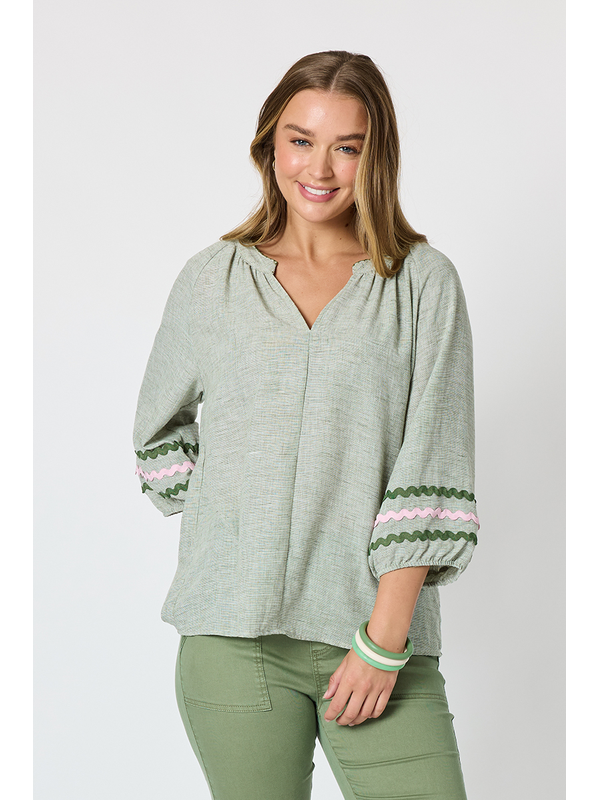 Threadz Canopy Ric Rac Top