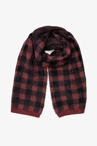 Antler Cabernet Check Scarf