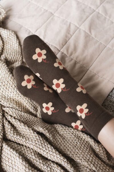 Antler Coneflower Sock -hc-new-Hello Cyril.