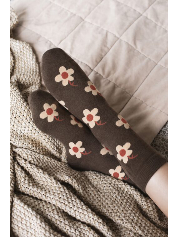 Antler Coneflower Sock 