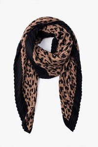 Antler Large Pleated Scarf Savannah 