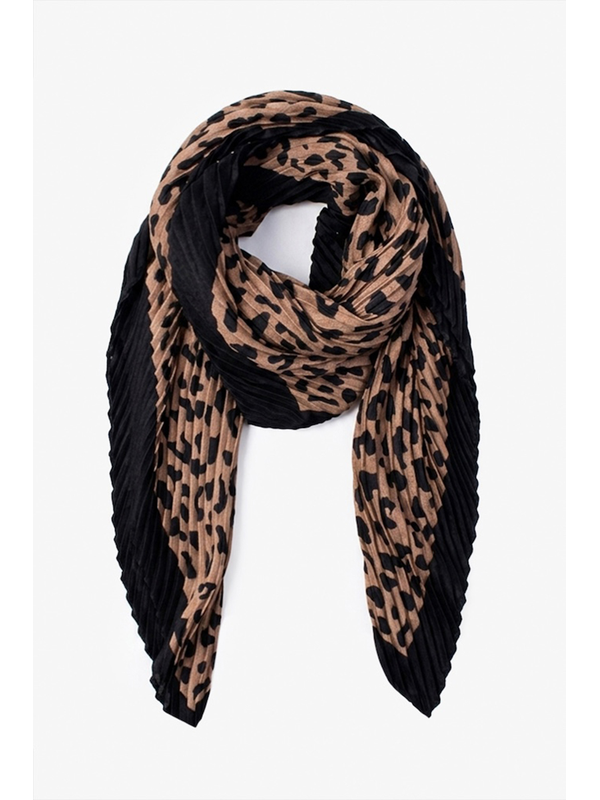 Antler Large Pleated Scarf Savannah 