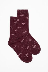 Antler Merlot Bow Sock