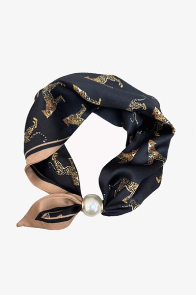 Antler Pearl Fasten Neck Tie Safari Nights -hc-new-Hello Cyril.