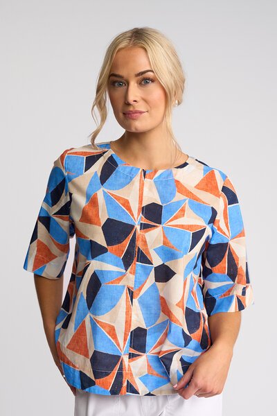 Vassalli Athena Round Neck Top - Row-27.7.26-Hello Cyril.