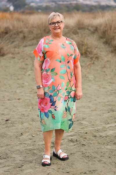 Glam Rose Dress -shop-by-style-Hello Cyril.