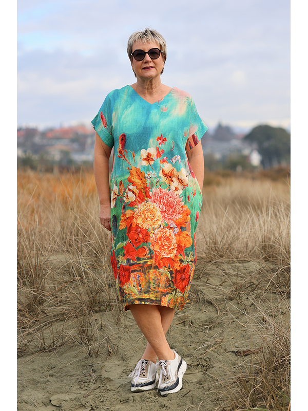 Glam Poppy Dress 