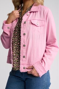 Vassalli Aura Frayed Seams Jacket