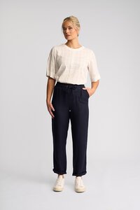 Vassalli Oxford Slim Ankle Grazer Elastic Pant