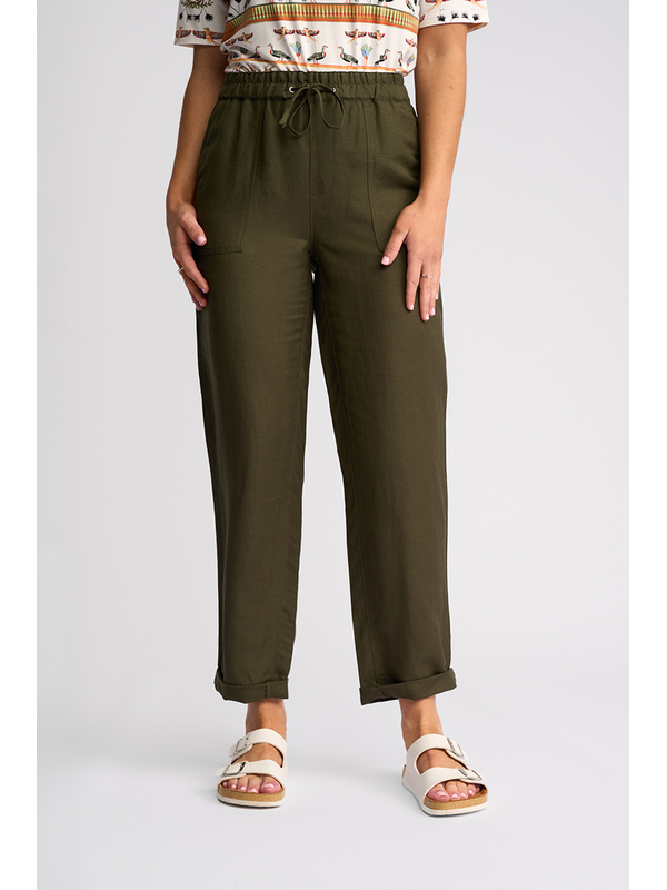 Vassalli Oxford Slim Ankle Grazer Elastic Pant