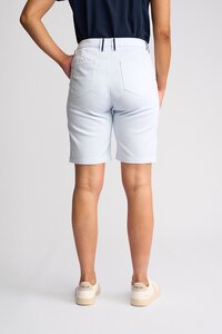Vassalli Orion Slim Leg Stripe Short - Blue Stripe Denim