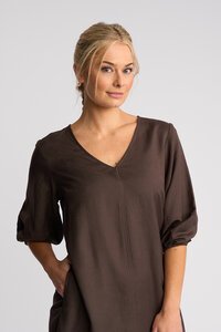 Vassalli Newman Plain V Neck Dress