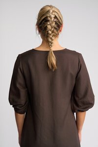 Vassalli Newman Plain V Neck Dress