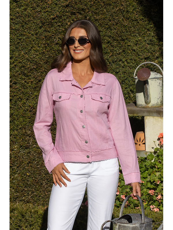 Vassalli Aura Frayed Seams Jacket