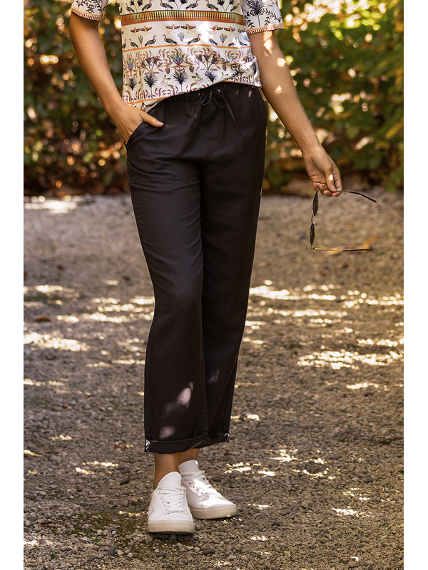 Vassalli Oxford Slim Ankle Grazer Elastic Pant