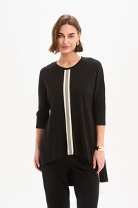 Tirelli Stripe Front 3/4 Sleeve Tee