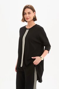 Tirelli Stripe Front 3/4 Sleeve Tee
