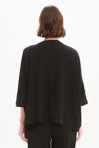 Tirelli Oversized 3/4 Stripe Sleeve Tee