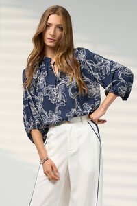 Madly Sweetly Blueprint Blouse