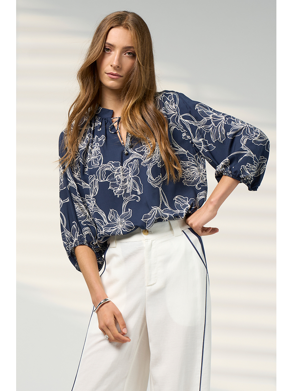 Madly Sweetly Blueprint Blouse