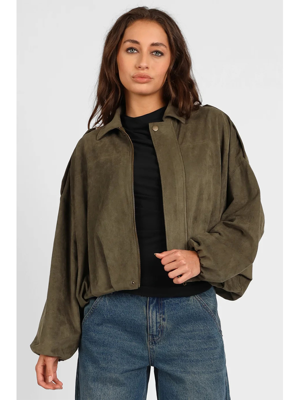 Storm Faux Suede Jacket