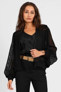 Storm Mesh Long Sleeve Bomber