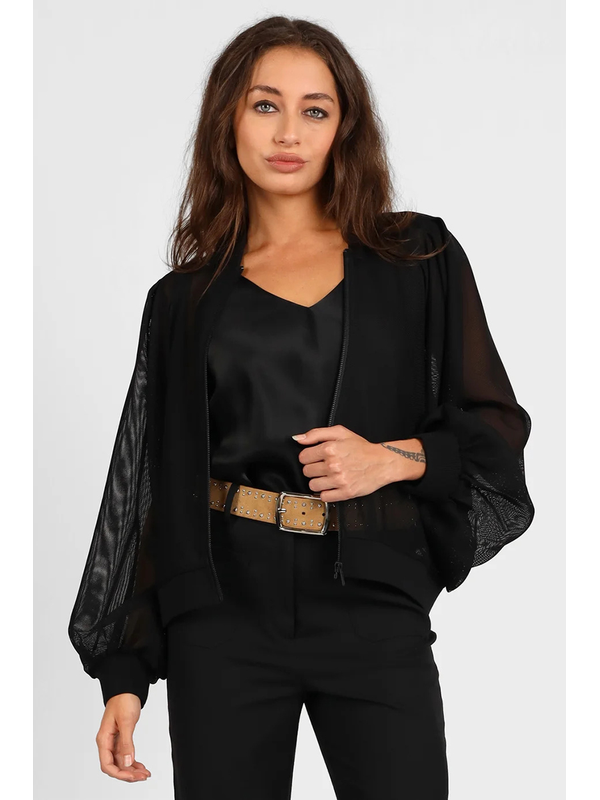 Storm Mesh Long Sleeve Bomber