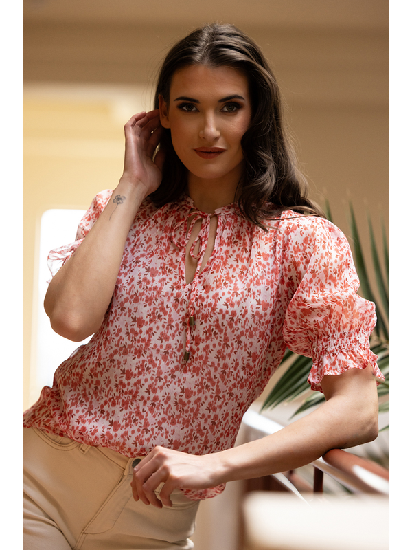 Leila + Luca Scarlett Blossom Honey Blouse