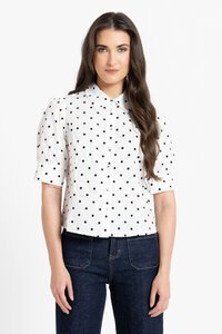 Leila + Luca Vanilla Spot Dinner Date Shirt