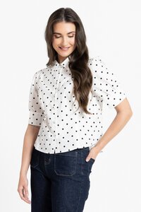 Leila + Luca Vanilla Spot Dinner Date Shirt